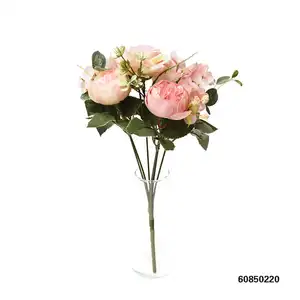 Fuyuan工場メーカー造花ブーケgreatbuy人工バラの花ブーケブライダル