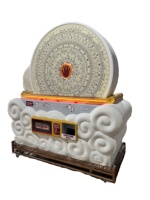 Mesin Batu Keberuntungan Zoltar Speaks Style dengan Cakram Berputar, Kabut, dan Lampu LED yang Mengeluarkan Kartu untuk Taman Hiburan