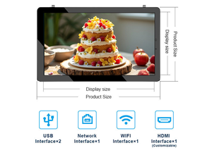ป้ายเมนูดิจิทัลระบบ <span class=keywords><strong>Windows</strong></span> Android ขนาด 43 นิ้ว รุ่น RK3568 2+32G จอแสดงผลโฆษณาดิจิทัลแบบตั้งพื้นสำหรับโรงเรียน ผนังโรงเรียน ปั๊มน้ำมัน - Product Image 2