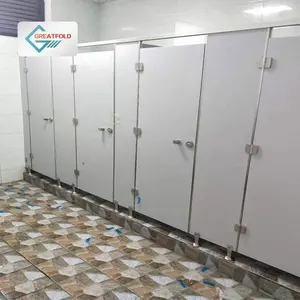 Partisi Desain Pintu Toilet Bilik Kamar Mandi Papan Kompak Bilik Kamar Mandi