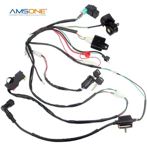 Amsone Custom Hot Selling Wuhu 125Cc Engine Kit With Wiring Harness X Box 360 Har Drive Transfer Cable Microaoft