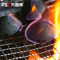 라운드 볼 바베큐 숯 톱밥 연탄 장시간 연소 저연기 프리미엄 경재 숯 (바베큐 그릴, 레스토랑용)