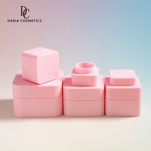 Venta al por Mayor de Tarros Cosméticos de Plástico Cuadrados de 5/10/<span class=keywords><strong>20</strong></span>/30/50G, Tarros de Plástico Rosa de Pared Simple para Cosméticos - Product Image 6