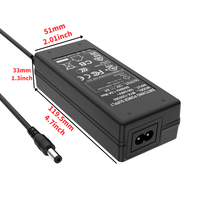 Alimentation électrique à découpage CC/CA MYIXI, prix d'usine, 12 V, 6 A, 72 W, QC3.0, LED, prise de bureau, certifications CE/FCC/ROHS, garantie de 2 ans