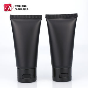 Fabrika poli özelleştirilmiş 100ml siyah kozmetik yumuşak tüp, ucuz plastik tüp kozmetik yüz yıkama - Product Image 5