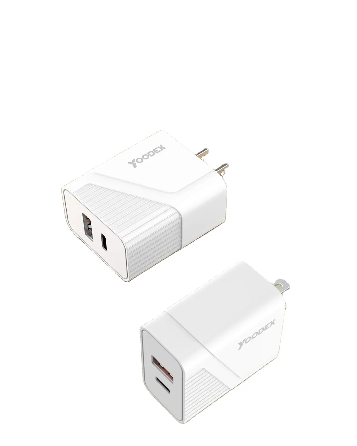 Wholesale US UK EU plug Pin Dual Ports Quick Charger USB18W+PD20W QC3.0 Fast charge for iphone Samsung Android Cellphone
