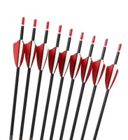 MUSEN Tir à l'arc 2/2, 5/3/4 pouces Bouclier plat en TPU Palette de flèche en plastique Aile de plumes pour arc classique Arc à poulies