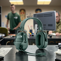 Casque audio supra-auriculaire haut de gamme Qualcomm ANC ENC BT 5.5 IPX-6 étanche pour pilote d'avion, casque de protection pour casque DB135