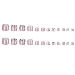 <span class=keywords><strong>Uñas</strong></span> postizas para dedos de los pies, <span class=keywords><strong>uñas</strong></span> artificiales bonitas de cobertura completa para niños, 112 - Product Image 3