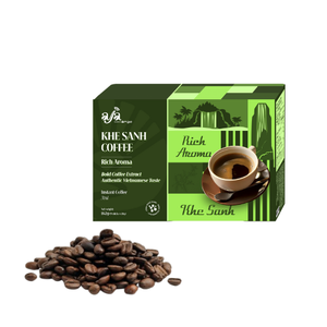 Best Seller Khe Sanh Café instantáneo Rico Aroma Larga vida útil Café Bebida instantánea Bajo mantenimiento Suministro de Vietnam - Product Image 1