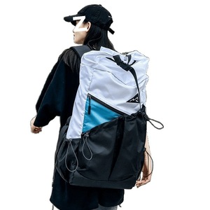 Large Capacity <b>Waterproof</b> <b>Backpack</b> 20 Inches Adjustable Straps For Travel Hiking Outdoor Unisex Splicing Design - Product Image 5
