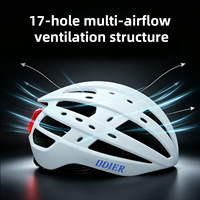 Casque de vélo de banlieue avec lumière LED pour la conduite urbaine, casque de sécurité pour adultes, ODM OEM, casque de vélo de route pour hommes et femmes, cyclisme nocturne