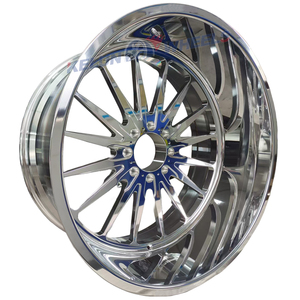 Vente flash - Jantes tout-terrain haute brillance forgées GMC 6061-T6 4x4 - Roue forgée tout-terrain 24x14 - Product Image 2