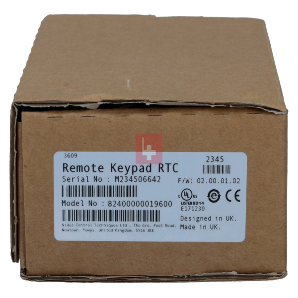 Plc Control Techniques Remote Unit Rtc - 82400000019600 (no) for Warranty Product