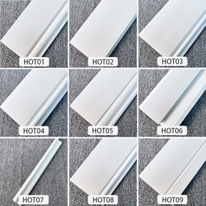 Perfil de moldura de espuma de poliestireno negro para suelos, moldura de plástico, perfil de zócalo, marco de moldura, venta al por mayor de fábrica OEM Rongke - Product Image 2