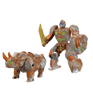 Bricolage Transformer Dinosaure Guerrier Double <span class=keywords><strong>Dragon</strong></span> Modèle <span class=keywords><strong>Jouet</strong></span> Robots pour Enfants Déformation Bloc de Construction Dinosaure Assembler Robots Jouets - Product Image 2