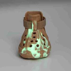 चमकदार प्यारे कुत्ते जूते लुभावनी जलरोधी पर्यावरण के अनुकूल गर्म क्लासिक रबर गैर-पर्ची मुलायम फीट कार्टून पशु डिजाइन - Product Image 3