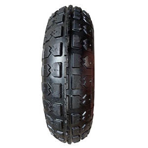 Neumático y Rueda de Goma Sólida Antipinchazos de <span class=keywords><strong>10</strong></span>'' 4.<span class=keywords><strong>10</strong></span>/3.50-4 para Carretilla de Mano - Product Image 2