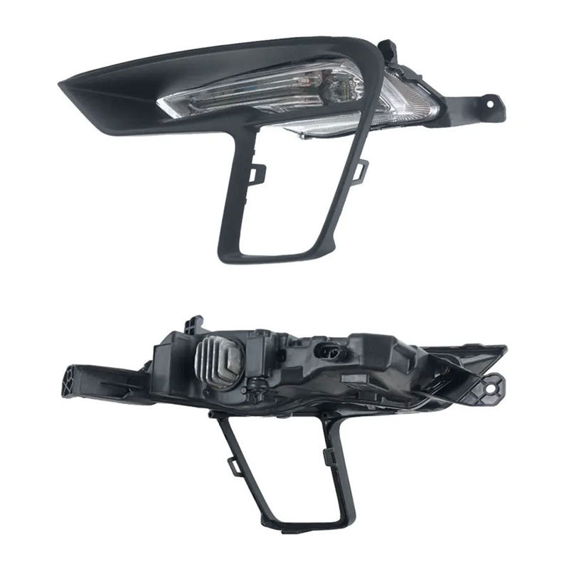 1 Par De Lámparas LED Transparentes Antiniebla Con Marcos De Lámpara