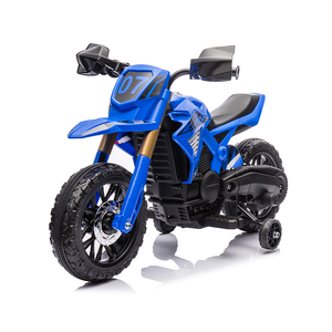 Moto pour enfants de 3 à 8 ans, moto tout-terrain à batterie 6V avec roues d'entraînement, <span class=keywords><strong>klaxon</strong></span>, son de démarrage, moto électrique - Product Image 2