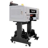 Nueva Llegada Locor con 3 Cabezales Xp600 de 30cm A3, Plotter de Impresión de Calcomanías de Transferencia UV e Impresora UV DTF Rollo a Rollo de Película AB