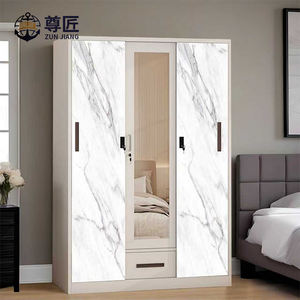 ארון אחסון לחדר שינה במחיר מפעל. ארון בגדים גדול לאחסון, ארון פלדה, ספק ארונות - Product Image 2