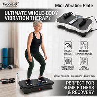 Plataforma Vibratoria Ajustable para Ejercicio, Equipo de Fitness, Plataforma Portátil Nueva para Terapia, Equipo de Salud en el Hogar, Mini Plataforma Vibratoria para Adelgazar