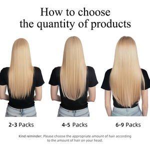 Extensiones de cabello mini de alta densidad premium 100% cabello chino doblemente tramado de 2.1g de K.SWIGS - Product Image 4