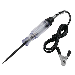 Luz <span class=keywords><strong>de</strong></span> prueba especial para mecánicos <span class=keywords><strong>de</strong></span> automóviles, 6/12/24V CC, pinza <span class=keywords><strong>de</strong></span> cocodrilo, sonda <span class=keywords><strong>de</strong></span> perforación afilada, probador <span class=keywords><strong>de</strong></span> cuerpo transparente - Product Image 5