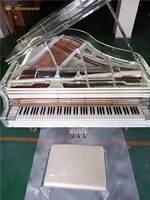 Piano à queue en acrylique clair populaire de qualité supérieure avec le système Pianodisc Self Player