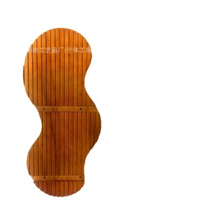 Wavy wooden <b>wall</b> <b>shelf</b>, Bohemian candle holder, aromatherapy holder, arched <b>wall</b>-<b>mounted</b> decorative <b>shelf</b>, vase holder - Product Image 5