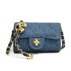 Borsa a Tracolla Lusso Camelia Mini, Borsa Porta Trucchi, Borsa a Catena Matelassé, Portamonete, Custodia per Auricolari, Borsa Designer - Product Image 1