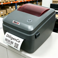 Printer Thermal POS Murah DiligenCe Android USB LAN BT/WiFi Interface A6 untuk Label Pengiriman Waybill Barcode 4X6 110mm Stok Tersedia