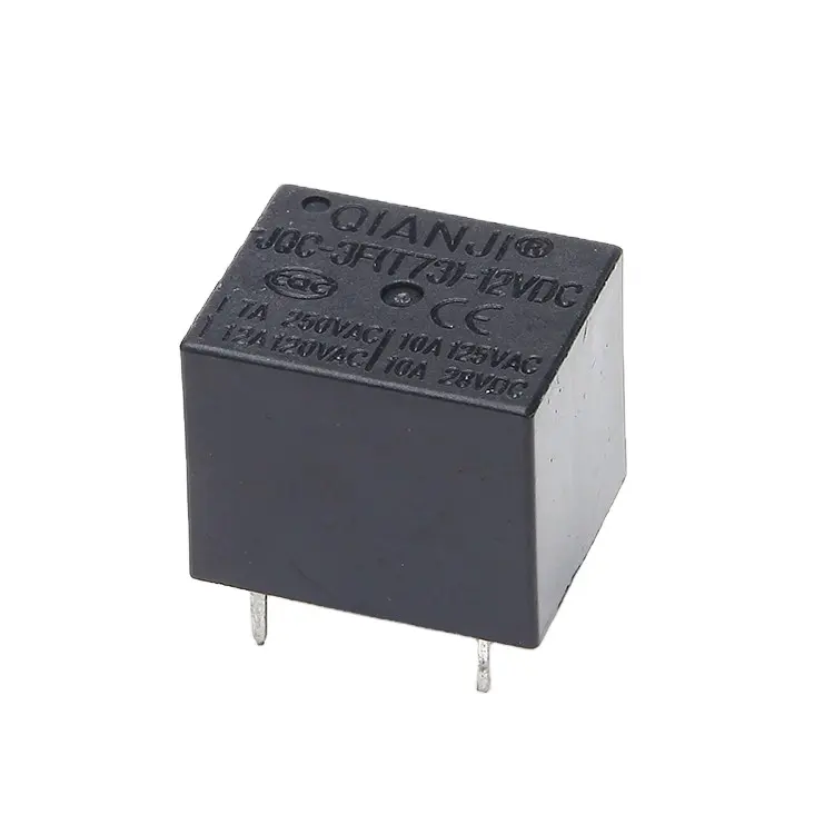 QIANJI 10a mini 12v pcb dc travando personalizado elétrico pcb relé localizador de relé elétrico flash de 4 pinos para ar condicionado