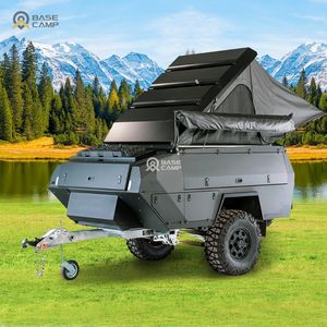 Nuevo Anuncio, Superventas, Remolque Camper Todoterreno, Lámina Galvanizada, Remolque Pequeño para Viajes, Caravana, <span class=keywords><strong>Autocaravana</strong></span> - Product Image 1