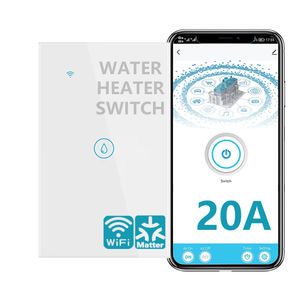 Interruptor Inteligente para Calentador de Agua MT-121BMN con Sensor Táctil WIFI, 4000W/8800W, 20A/40A, Compatible con HomeKit, SmartThings y Homeassistant - Product Image 1