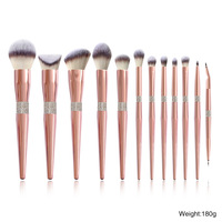 Échantillon gratuit maui rose Make Up Green Foundation outils de maquillage professionnels ensemble de pinceaux de maquillage