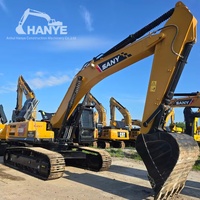 Excavadora Hidráulica Usada SANY SY335 para Minería Pesada, Eficiente en Consumo de Combustible, Bajas Horas de Trabajo, Sistema Hidráulico Estable, Carga Rápida en Camión