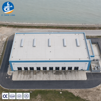 Structure en acier préfabriquée pour hall d'exposition, conception de charpente à grande portée avec plan de disposition personnalisé