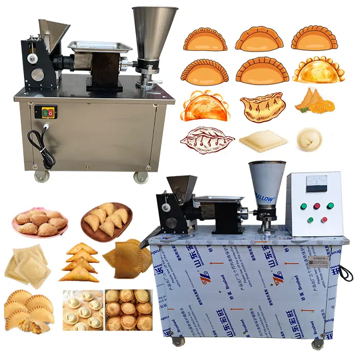Máquina de tortellini empanada ravioli, 80 tipos de manequim com transportador pode mudar o molde