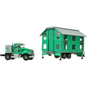 KDW 1:50 Nouveau Design Comme Cadeaux Pour Enfants Déformé Camper Caravan Rv Toy Car Trailer Real Model Toy Toy Truck Die Cast Alloy Toy Cars - Product Image 5