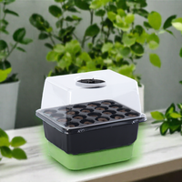 Kit de démarrage de semis de plantes classique Mini Propagator, plateaux de germination en plastique pour semis, utilisation au sol ou au mur pour la pépinière de jardinage