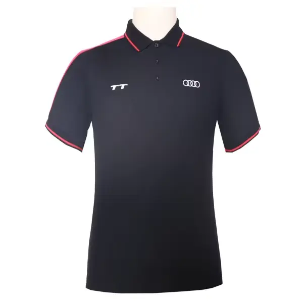 Customized Private Logo Embroidered Men's T-Shirts Latest Design Uniform Polo Shirts