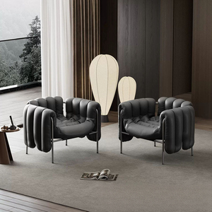 Chaise de salle à manger moderne de luxe de style nordique décontracté, design ergonomique, fauteuil confortable, mobilier de maison - Product Image 3