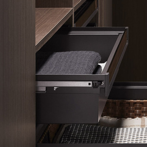 Clothing Organizer Sliding Drawer Rectangle Durable <b>Wardrobe</b> Storage <b>Basket</b> For Closet Use - Product Image 2