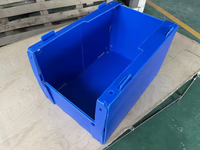 Boîte de rangement pour vêtements en entrepôt Poubelle de cueillette de vêtements empilable en plastique ondulé