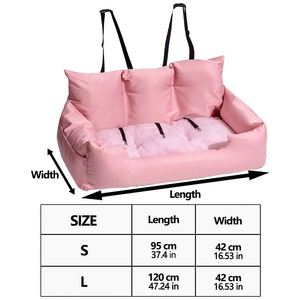 Cama para Perros y Gatos Personalizada para Vehículos con Cubierta de Tela de Nailon Impermeable y Resistente a las Manchas Que Se Puede Lavar - Product Image 2