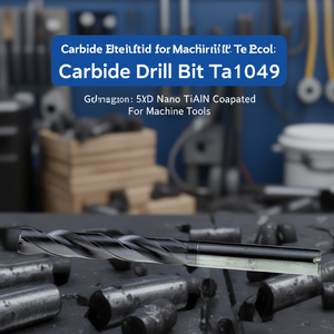 Foret en carbure Ta1049 5xD Nano TiAlN revêtu pour machines-outils - Product Image 3