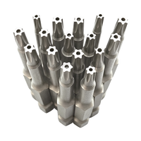 Mata Obeng Torx Magnetik Baja S2, Shank Hex 1/4 inci, untuk Aplikasi Perbaikan Industri dan DIY