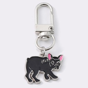 Nuevo Llavero con Colgante <span class=keywords><strong>de</strong></span> Perro, Aleación <span class=keywords><strong>de</strong></span> Zinc, Bulldog Inglés y Francés, Decoración <span class=keywords><strong>de</strong></span> Ropa, Regalo - Product Image 6